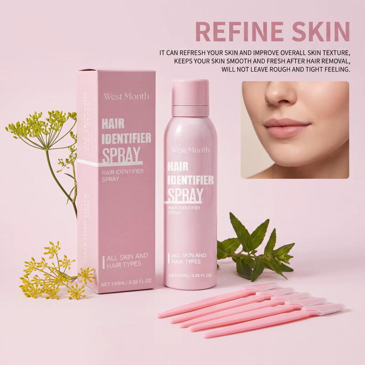 Revitalize Your Skin with Our Hair Identifier Spray: The Ultimate Face Shaving & Dermaplaning Moisturizing Kit