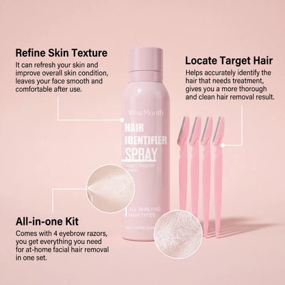 Revitalize Your Skin with Our Hair Identifier Spray: The Ultimate Face Shaving & Dermaplaning Moisturizing Kit