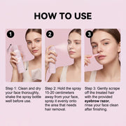 Revitalize Your Skin with Our Hair Identifier Spray: The Ultimate Face Shaving & Dermaplaning Moisturizing Kit