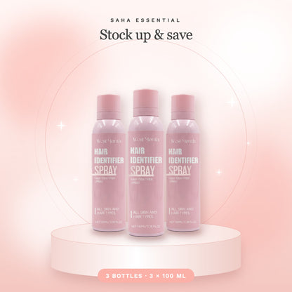 Saha Essential Hair Identifier Spray – 3 bottles